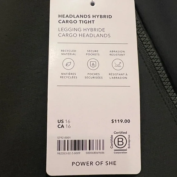 Athleta Headlands Hybrid Cargo Tight - Picture 5 of 8